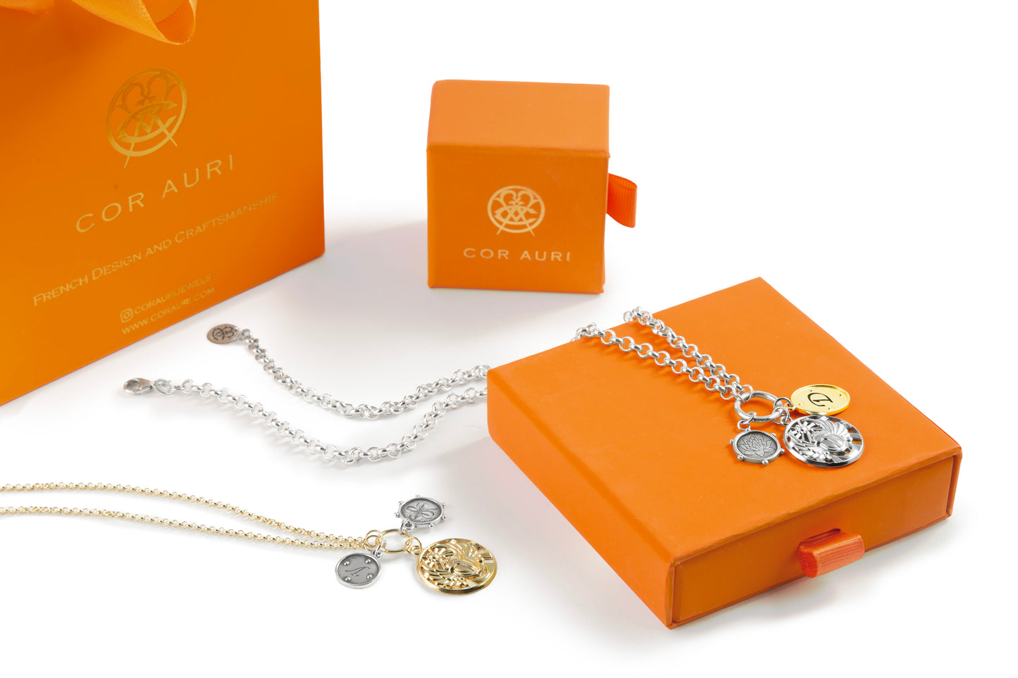 Scarab Talisman Necklace in Sterling Silver